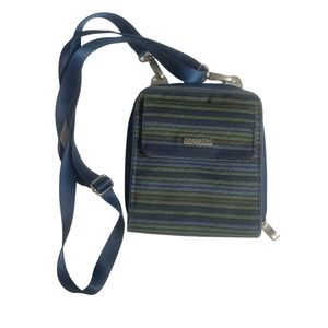 Baggallini‎ Blue Cross Body Stripe Adjustable Strap